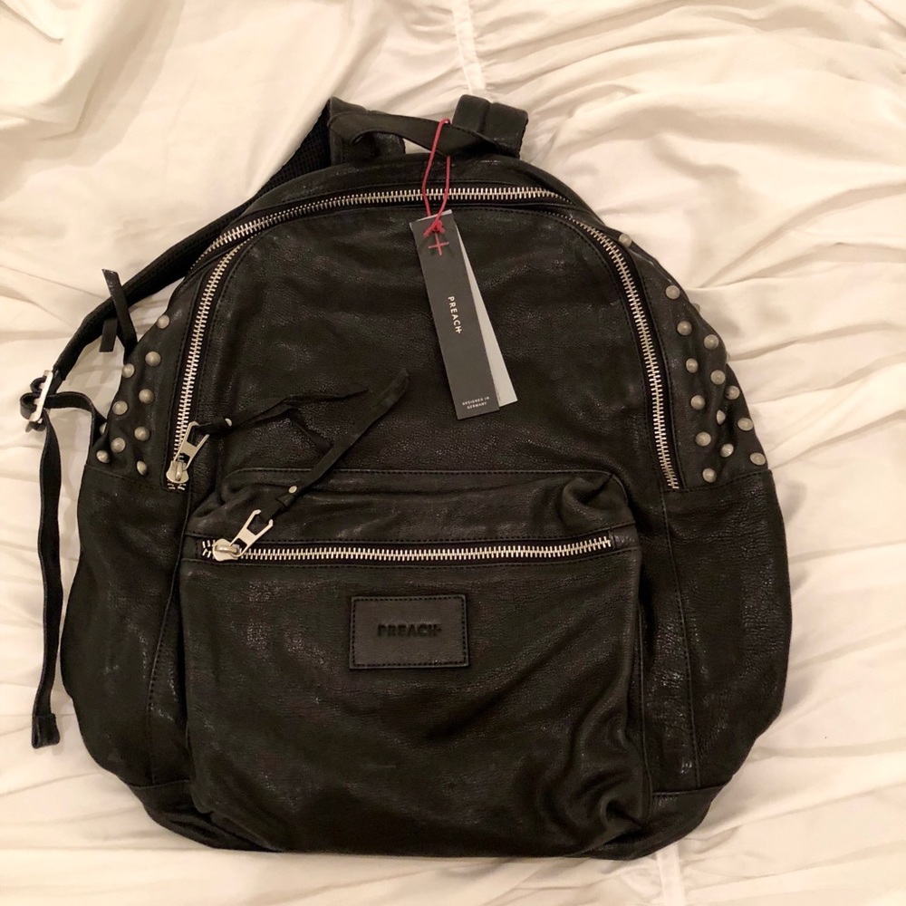 New Preach leather backpack